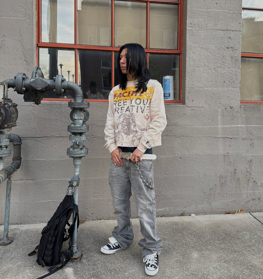 "Creative Capsule" Distressed Longsleeve Tee