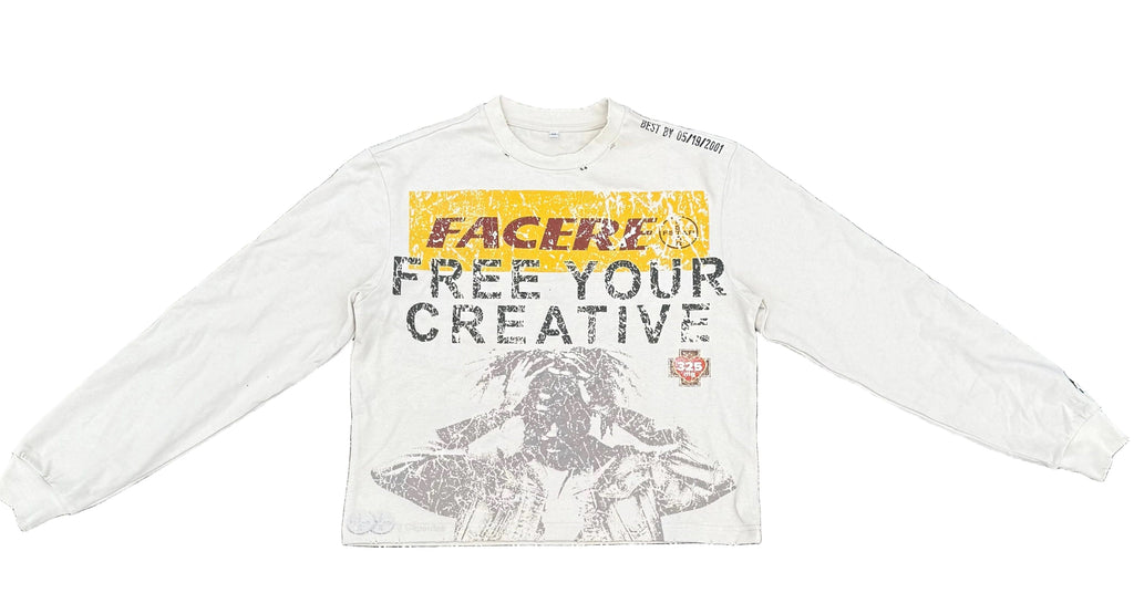 "Creative Capsule" Distressed Longsleeve Tee