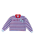 "USA 25th OLYMPIAN" STRIPED RUGBY POLO