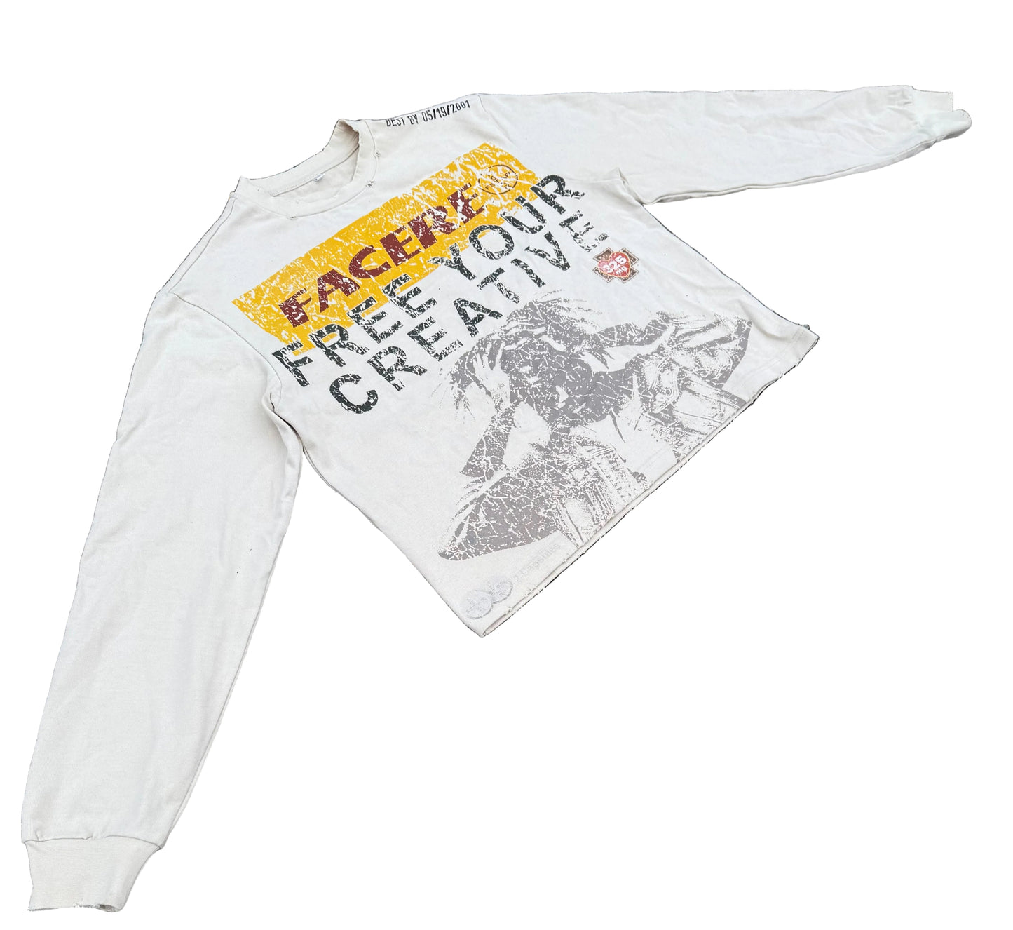 "Creative Capsule" Distressed Longsleeve Tee