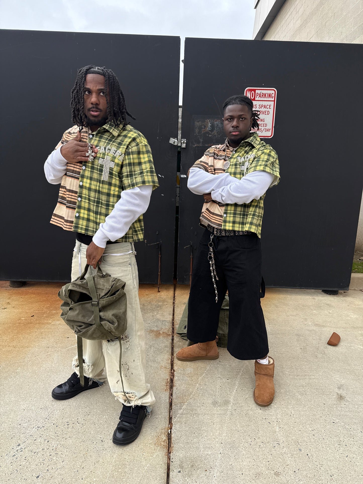 Pearlized “Mocha To Matcha” Double Layered Flannel