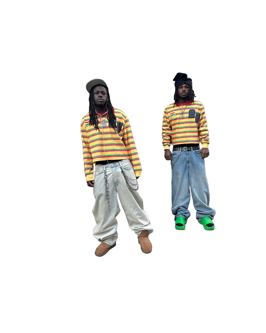 Ghana "25th Olympian" Striped Polo