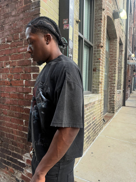 "CASINO OF LIFE" DISTRESSED TEE